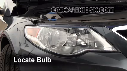 2009 Volkswagen CC Luxury 2.0L 4 Cyl. Turbo Lights Headlight (replace bulb)